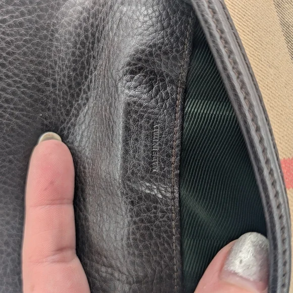 Burberry Brown/Beige Nova Check Canvas and Leather Buckle Compact Wallet - Picture 13 of 14